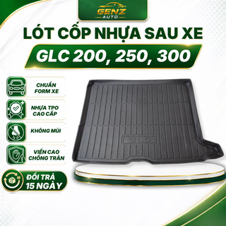 Lót cốp Mercedes GLC 200, 250, 300 - Nhựa dẻo TPO Không mùi, Chuẩn khít form xe, Chống thấm nước