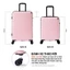 Vali Kéo MIAvn Du Lịch Larita WENY - Size 20/22/24/28, Nhựa PC/ABS Cứng Cáp Bền Bỉ, Bảo Hành Trọn Đời