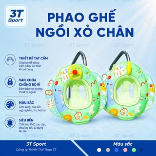 Phao bơi ghế ngồi ô tô trẻ em, có vô lăng xịt nước an toàn cho bé 1-5 tuổi PVC cao cấp bền đẹp