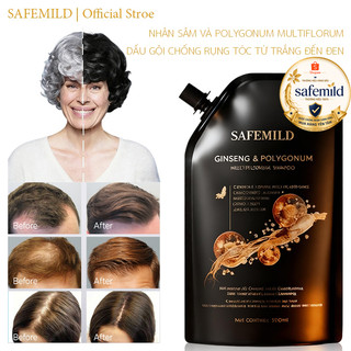 Chăm sóc kép, Dầu gội SAFEMILD công thức hai tác động hỗ trợ giảm tóc bạc củng cố chân tóc và hạn chế rụng tóc