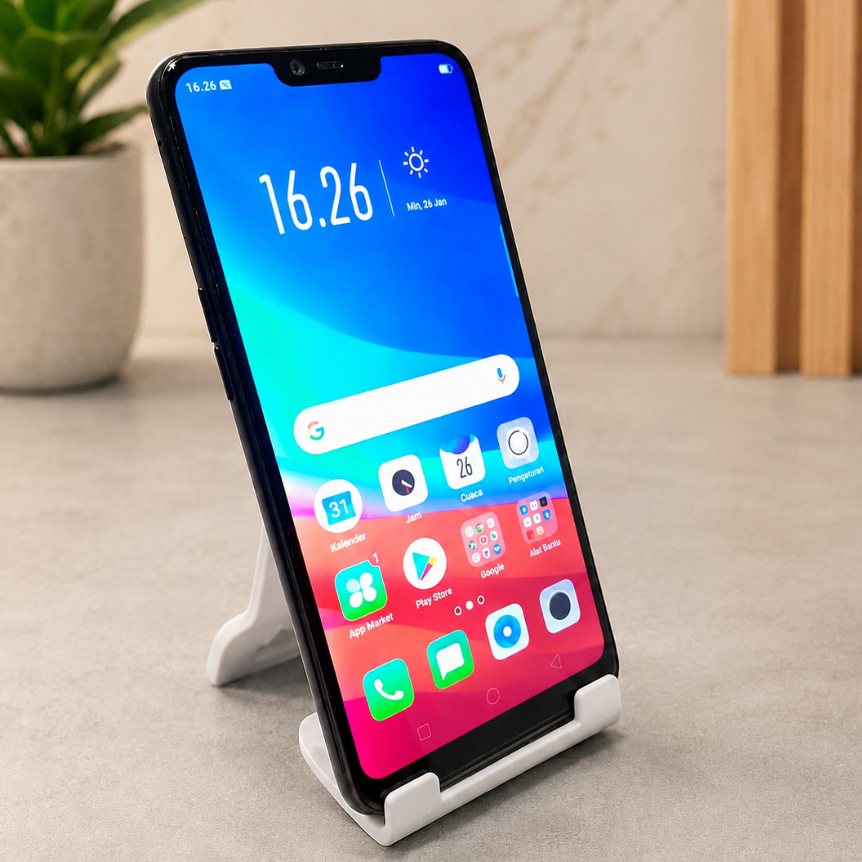 Điện thoại thông minh oppo a3s , màn hình lớn , pin khủng , chụp ảnh đẹp