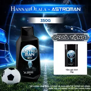 Sữa Tắm Gội Nam 3in1 ASTROMAN 350G Lưu Hương Dài Lâu, Dịu Nhẹ Cho Da