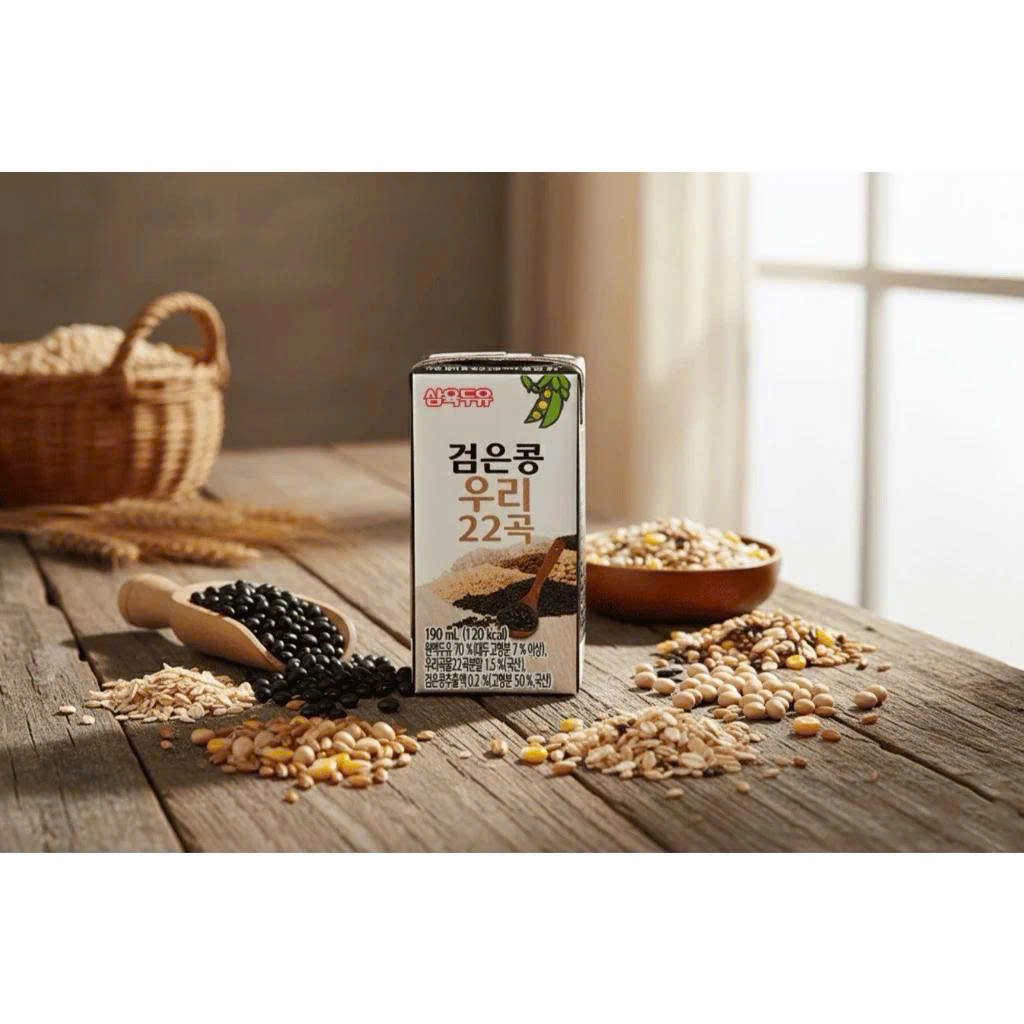 Sữa đậu đen và 22 loại ngũ cốc Sahmyook 190ml/hộp