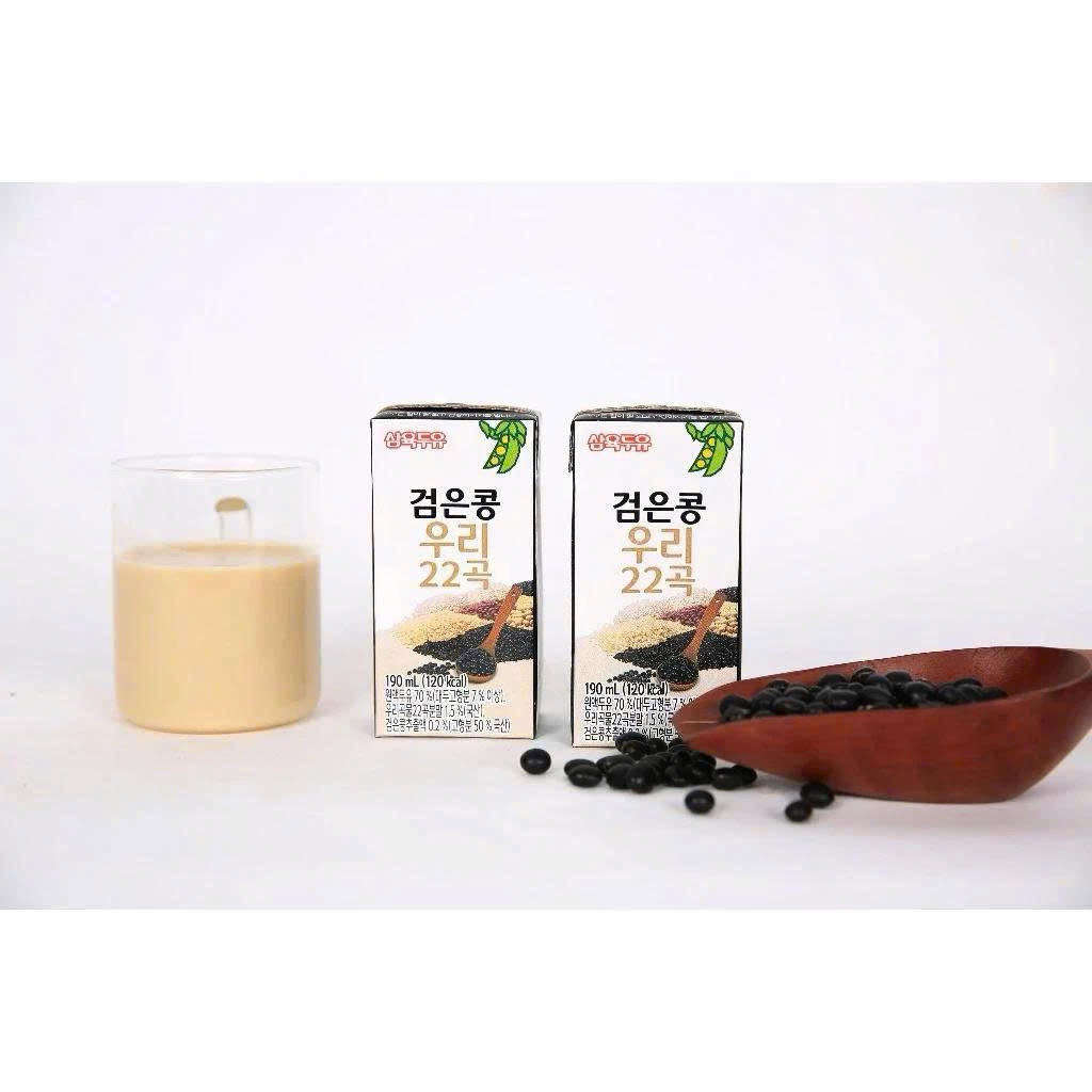 Sữa đậu đen và 22 loại ngũ cốc Sahmyook 190ml/hộp