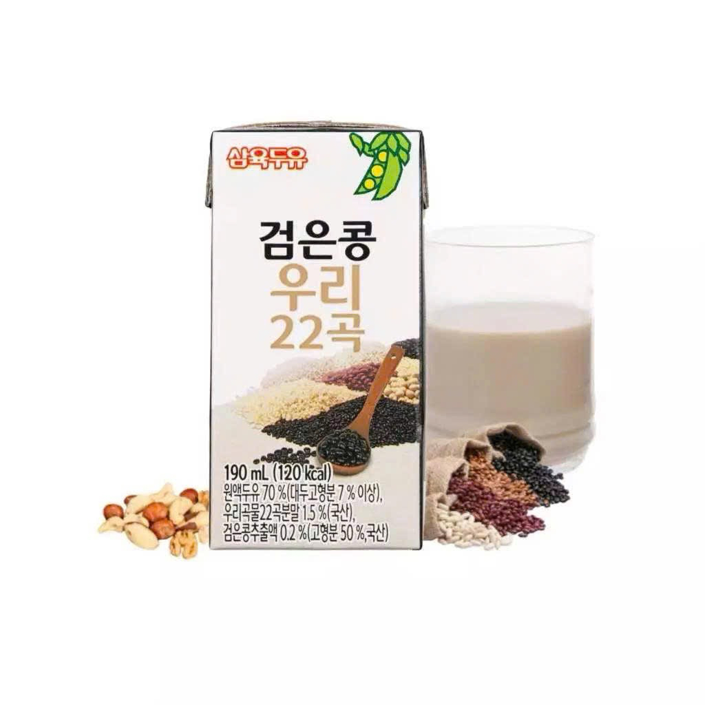 Sữa đậu đen và 22 loại ngũ cốc Sahmyook 190ml/hộp
