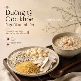 3 Set Cháo Bổ Tỳ Vị, Cháo Nuôi Dưỡng Tỳ, Hỗ Trợ Ăn Ngon, Thanh Lọc Cơ Thể, Giảm Chướng Bụng khó Tiêu