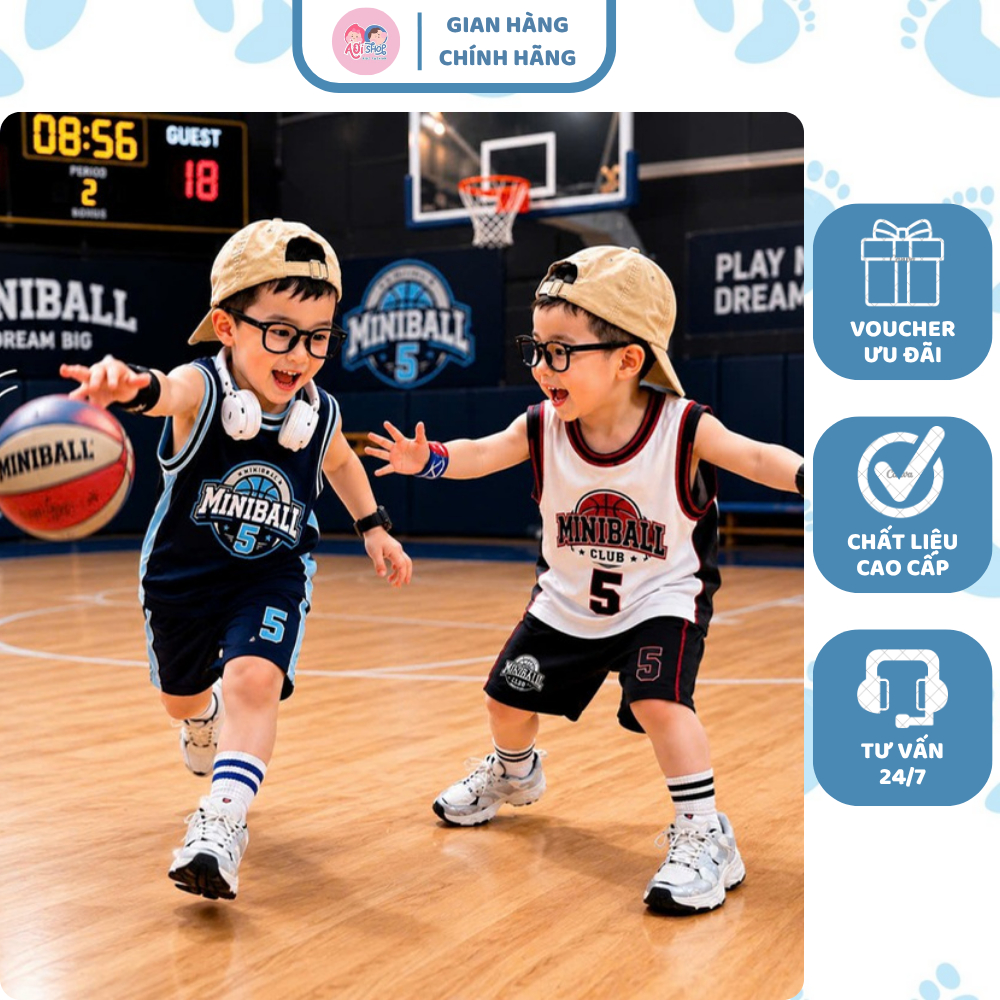 [À ƠI SHOP] D90- set 2 bộ ba lỗ bóng rổ miniball số 5- a100.398