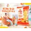 Combo 3 Túi Bánh Kenju Rau Củ vị Tôm 192g, Bánh Quy vị Tôm thật - Bánh kẹo Richy