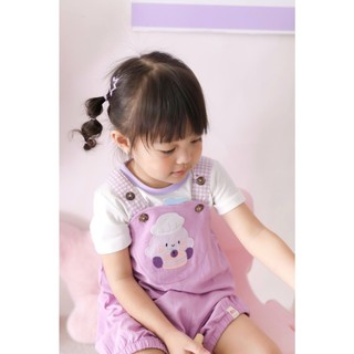 NBAN (3M-24M) Bộ đồ yếm bé gái Đầu Bếp Kem thời trang thấm hút tốt, dễ mặc đi học đi chơi-CANDY5.25