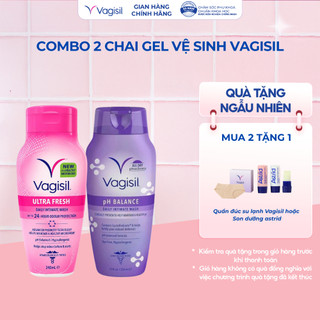 Combo 2 Chai Gel Vệ Sinh Phụ Nữ Vagisil 24h Ngăn Mùi, Cân Bằng pH, Kháng Khuẩn, Hỗ Trợ Ngừa Viêm