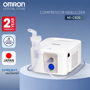 Máy Xông Khí Dung Xông Mũi Họng Omron NE-C900 | Chuyên Dụng Công Suất Cao, Kích Thước Hạt Phun Mịn