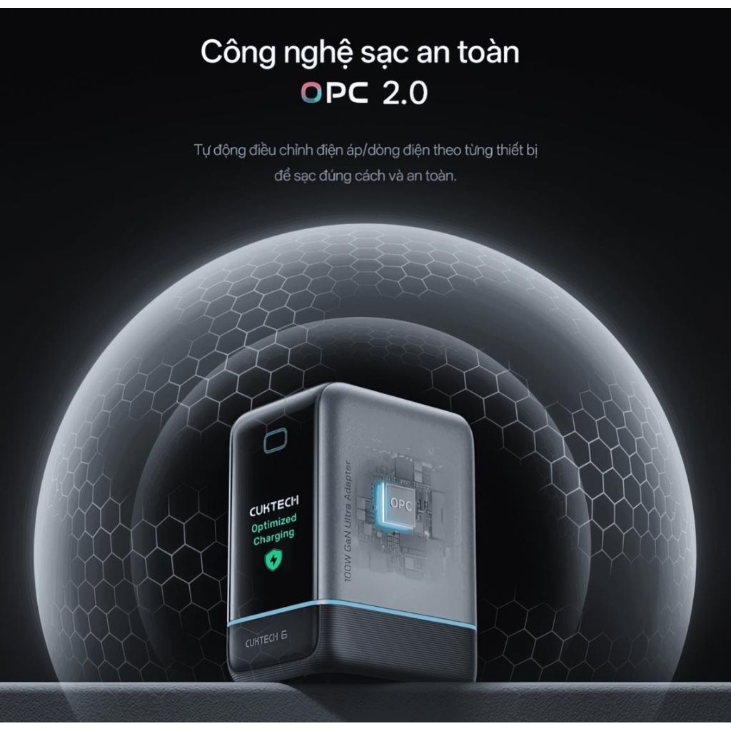 Củ Sạc Nhanh Cuktech 6 Ultra Max 100w Miturbo, PD65w, hỗ trợ sạc siêu nhanh cho các thiết bị ip15-17 - Bảo hành 18 tháng | BigBuy360 - bigbuy360.vn