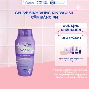 Gel Vệ Sinh Phụ Nữ Vagisil Tím Cân Bằng PH, x2 bảo vệ, ngừa viêm nhiễm 240ml/354ml