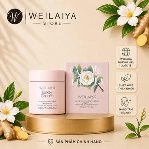 Kem Body Weilaiya White Tone-Up Body Cream 200g Dưỡng Trắng Nâng Tone - Chính Hãng