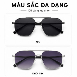 Kính Mát Dáng Phi Công Eye Plus 5188 Gọng Kính Kim Loai Chuôi Bọc Nhựa Mắt Kính Chống Nắng Và UV400