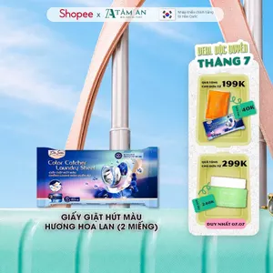 Giấy giặt hút màu mềm vải hương hoa lan DR.SERA COLOR CATCHER LAUNDRY (Gói 2 miếng)