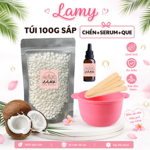 Combo 4 món wax lông nóng an toàn mọi vùng da, sáp dạng hạt dễ dàng sử dụng tại nhà