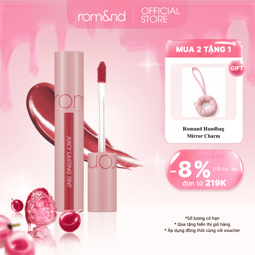 [Rom&nd x KOL] Son Romand Juicy Lasting Tint/ Glasting Water Tint/ Color Gloss/ Melting Balm/ Dewyful Water Tint