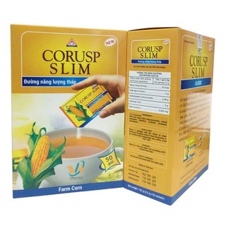 Đường Bắp Ăn Kiêng CORUSP SLIM U.S PHAR Hộp 50 Gói x 2.5g