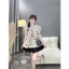 Set Babydoll họa tiết trái tim tiểu thư, set xòe phối bèo tay cánh tiên đi chơi cực xinh