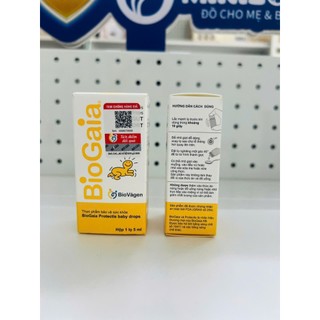 Men vi sinh BioGaia Protectis Baby Drops 5ml - Men sống hữu cơ hỗ trợ tiêu hóa cho bé - Minizon Kids
