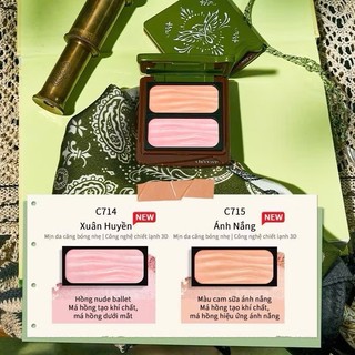 [Cheeryep] Phấn Má Hồng Satin CHEERYEP Mịn Như Lụa Tiệp Da Khí Chất Tự Nhiên Ánh Nhũ Sáng Da Không Lộ Phấn