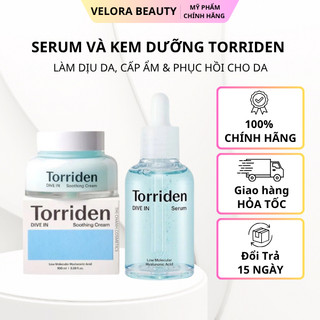 Kem dưỡng và Serum Torriden DIVE IN Hyaluronic Acid cấp ẩm phục hồi và an toàn với mọi loại da
