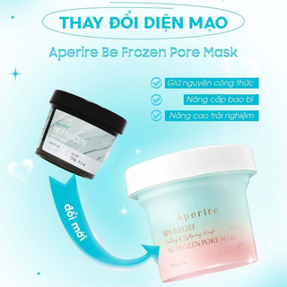 Mặt Nạ Đất Sét Aperire Băng Lạnh Thu Nhỏ Lỗ Chân Lông Spa Relief Be Frozen Pore Mask (120g)