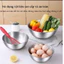 Bộ 3 Thau Trộn Inox 304 Chống Dính, Dung Tích Lớn, Đa Năng