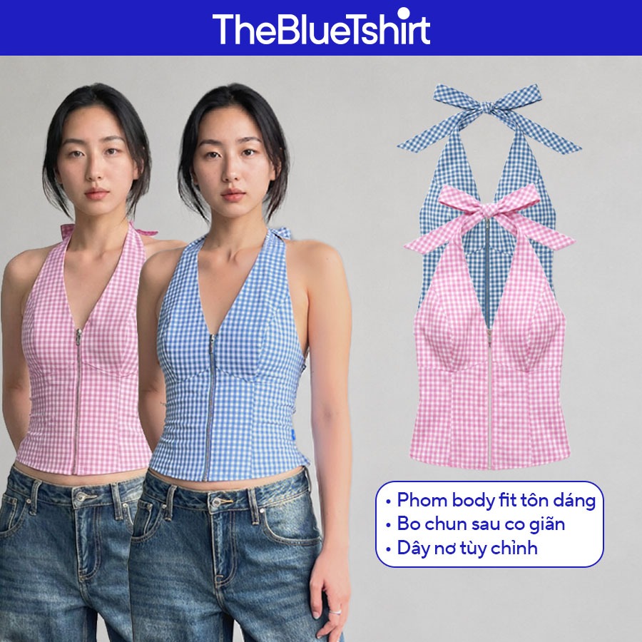 TheBlueTshirt - Áo kiểu phom dáng body fit cho nữ - Modern Corset Top - Women