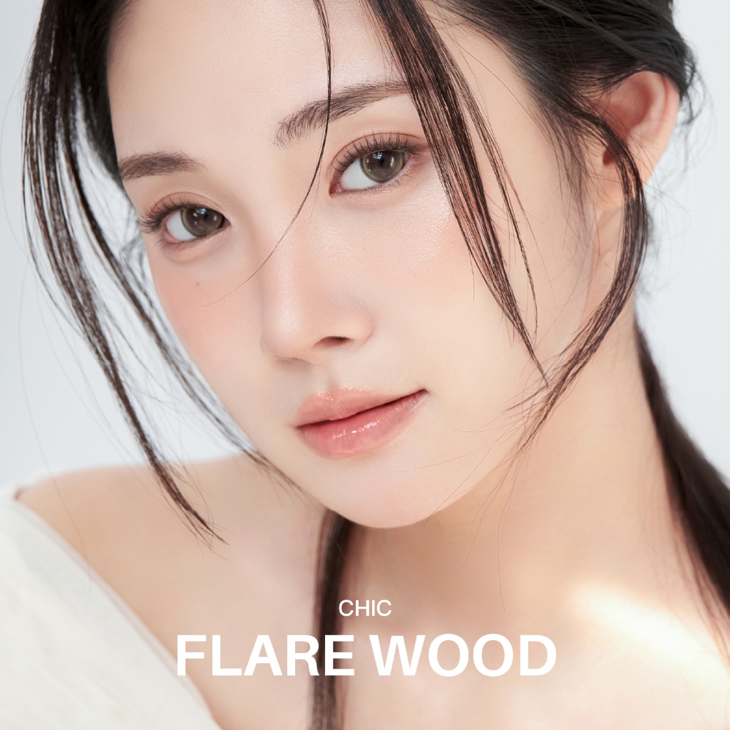 [10 Chiếc] Lens 1 Ngày Highlight Khóa Trục - KARACON CHIC CHIC - #22 Flare Wood
