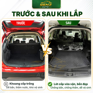 Lót cốp Mitsubishi Outlander 2016 -Nay - Nhựa dẻo TPO Không mùi, Chuẩn khít form xe, Chống thấm nước