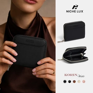 Ví Da PU KORIN Bóp Nam Nữ Đựng Tiền Thẻ Nhỏ Gọn Nhiều Ngăn Tiện Lợi | NICHE LUXURY