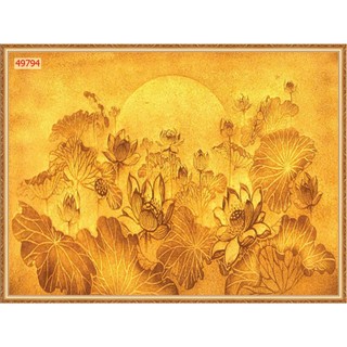 Tranh treo phòng thờ, tranh dán tường phòng thờ giả nền gỗ TS Decor, họa tiết trúc chỉ trang trí bàn thờ gia tiên
