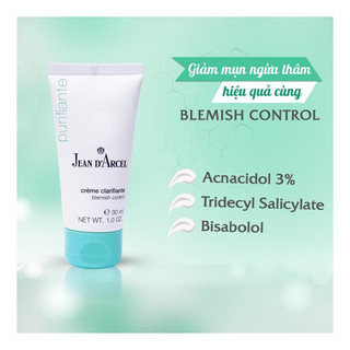 Kem dưỡng giúp giảm mụn, hỗ trợ kiềm dầu Jean d'Arcel Blemish Control