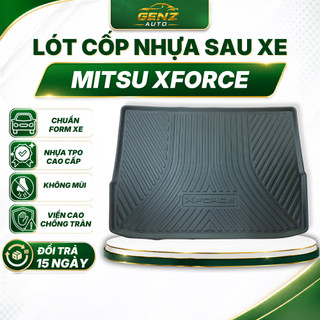 Lót cốp Mitsubishi Xforce 2024 - Nay - Nhựa dẻo TPO Không mùi, Chuẩn khít form xe, Chống thấm nước