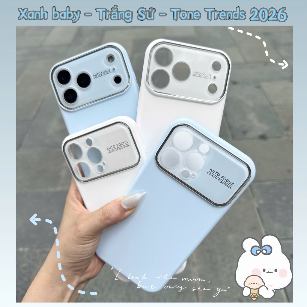 [CHỐNG BẨN HOT] ỐP LƯNG IPHONE ĐỘ CAMERA 17PROMAX CHỐNG BẨN BASIC - Nắng Case