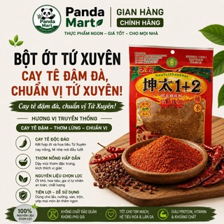 Bột Ớt Tứ Xuyên Kuntai 100g - Gia Vị Tê Cay 1+2 Chấm Đồ Nướng, Lẩu Haidilao,Ướp Thịt Nướng Chuẩn Vị