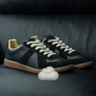 Giày thời trang nam big size dáng thể thao màu đen cổ thấp đế cao su cao cấp,sneaker nam black shoes