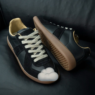 Giày thời trang nam big size dáng thể thao màu đen cổ thấp đế cao su cao cấp,sneaker nam black shoes