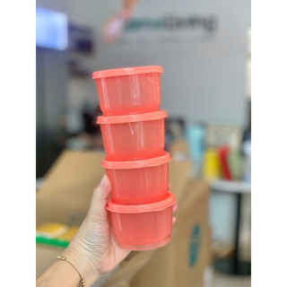 Set 4 hộp 140ml làm sữa chua TUPPERWARE, nhỏ gọn tiện lợi