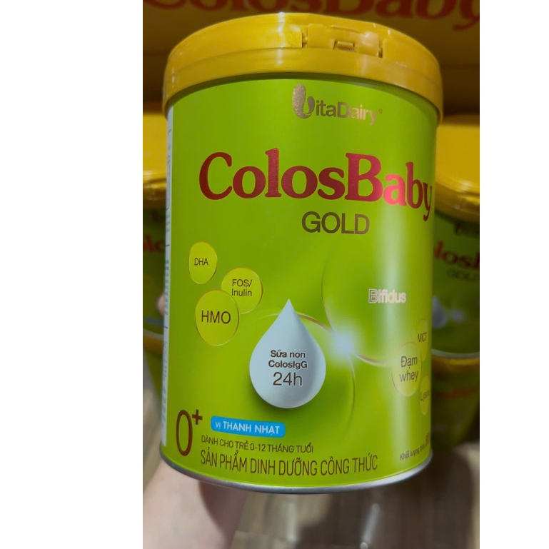 [VITADAIRY] Sữa bột ColosBaby Gold (NEW) (0+/1+/2+) 800g Sản Phẩm Chính Hãng [Combo 6,8,12 Lon]