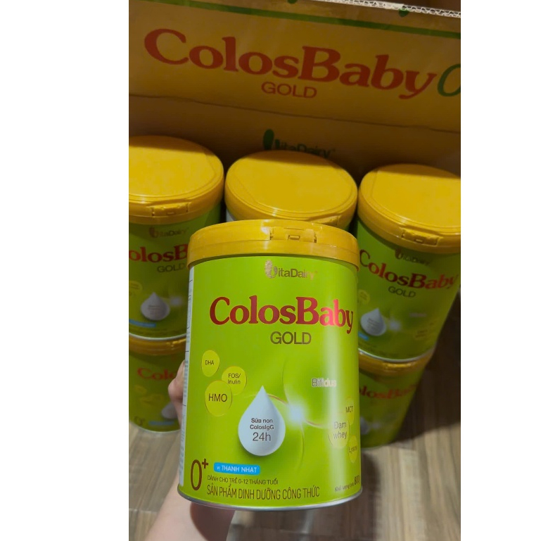 [VITADAIRY] Sữa bột ColosBaby Gold (NEW) (0+/1+/2+) 800g Sản Phẩm Chính Hãng [Combo 6,8,12 Lon]