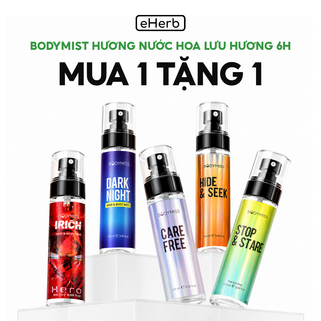 [MUA 1 TẶNG 1] Body Mist Nước Hoa Nam Nữ BODYMISS Bodymist Xịt Thơm Cơ Thể Unisex Đi Học, Đi Chơi