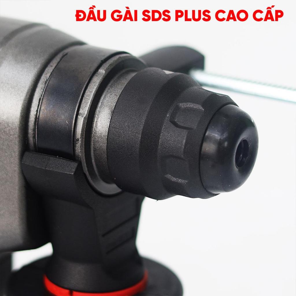 Khoan Đục Bê Tông 3 Chức Năng Workfix WK-RH2203PRO Lực đập 3J Có AntiKickBack,Giảm Rung RVT 6 Tốc Độ