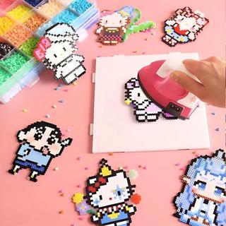 【Hộp quà DIY】Bộ hạt xếp DIY cho trẻ em【Mẫu mới thông minh】 | Bao gồm hạt các màu + bộ dụng cụ + bảng xếp hạt