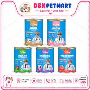 Pate Lon Mr.VET Dành Cho Mèo Mọi Lứa Tuổi Hỗ Trợ Tiêu Hóa Và Đề Kháng - Lon 400GR