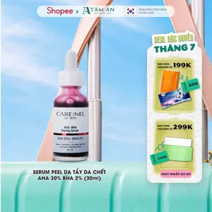 Serum tẩy tế bào chết mặt peel da aha bha giảm mụn CARE:NEL AHA BHA PEELING SERUM 30ml