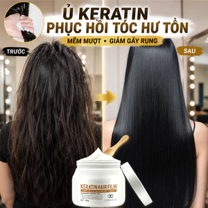 Kem Ủ Tóc Keratin 500g Phục Hồi Tóc Hư Tổn Dưỡng Tóc Mềm Mượt Giảm Khô Xơ Gãy Rụng Giúp Tóc Chắc Khỏe