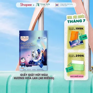 Giấy giặt quần áo chống loang màu hương phong lan Color Catcher Laundry Sheet Orchid (40 miếng)